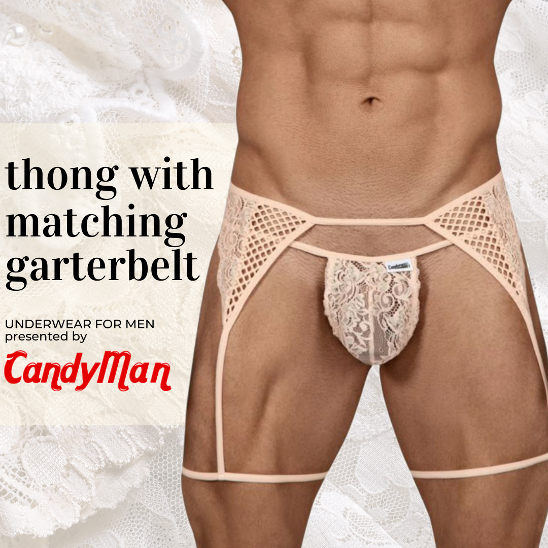 Embrace the Intimate Look of Lace in this Candyman Underwear