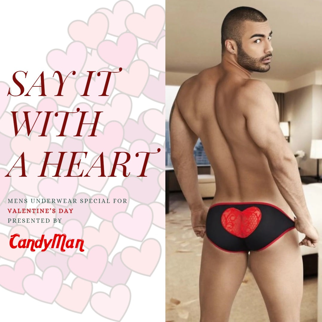 Booties Out for Heart’s Day with this Candyman V-Day Underwear!