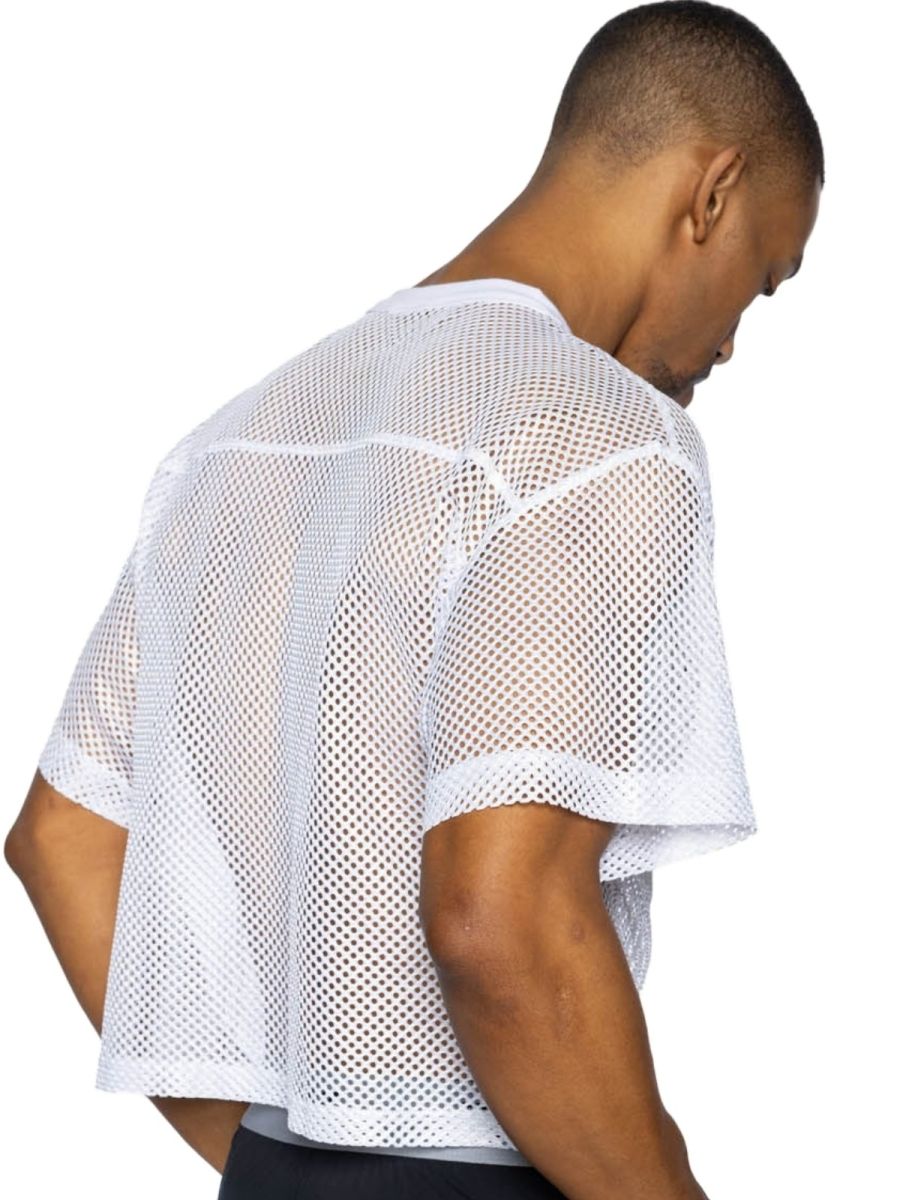 BIKE Athletic BAM134 Short Sleeve Practice Jersey Top Color White