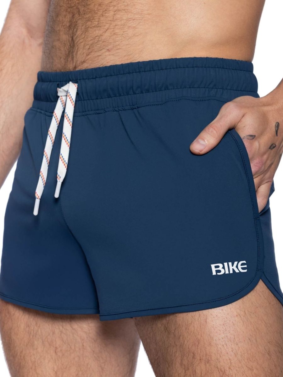 BIKE Athletic BAM200 Track Short Gymwear Color Navy