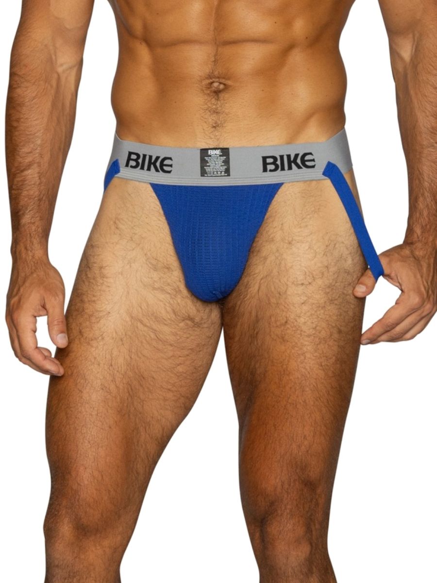 BIKE Athletic BAS304 Classic Mens Athletic Jockstrap Royal Plus Sizes