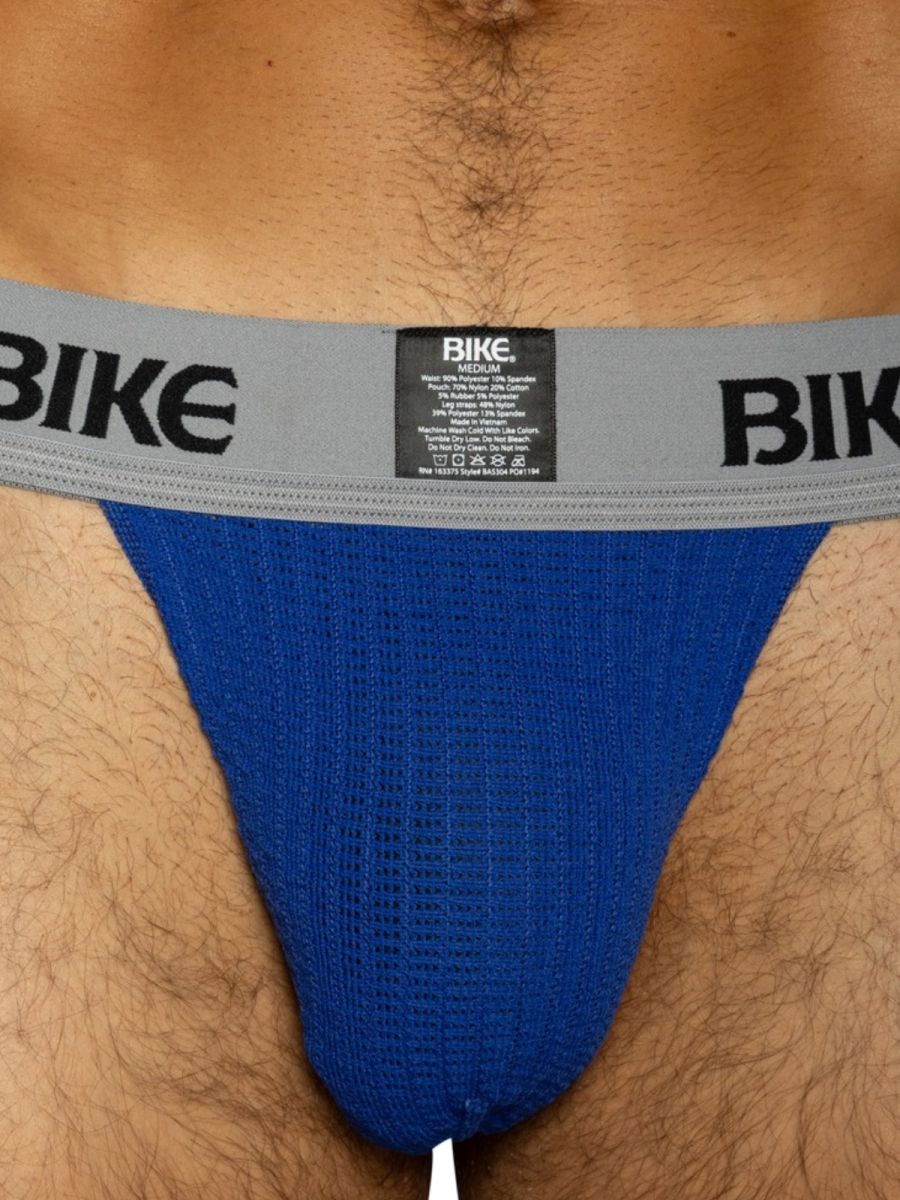 BIKE Athletic BAS304 Classic Mens Athletic Jockstrap Royal Plus Sizes