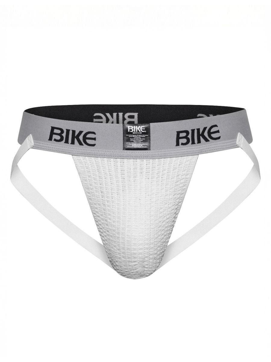 BIKE Athletic BAS304 Classic Jockstrap, a Staple In Mens Athletic Wear Color White