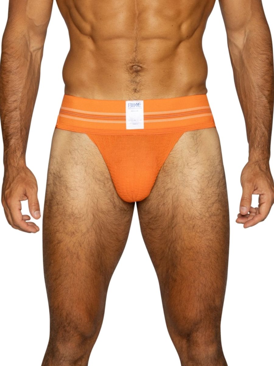 BIKE Athletic BAS306 Original Number 10 Jockstrap Performance Underwear Orange Plus Sizes