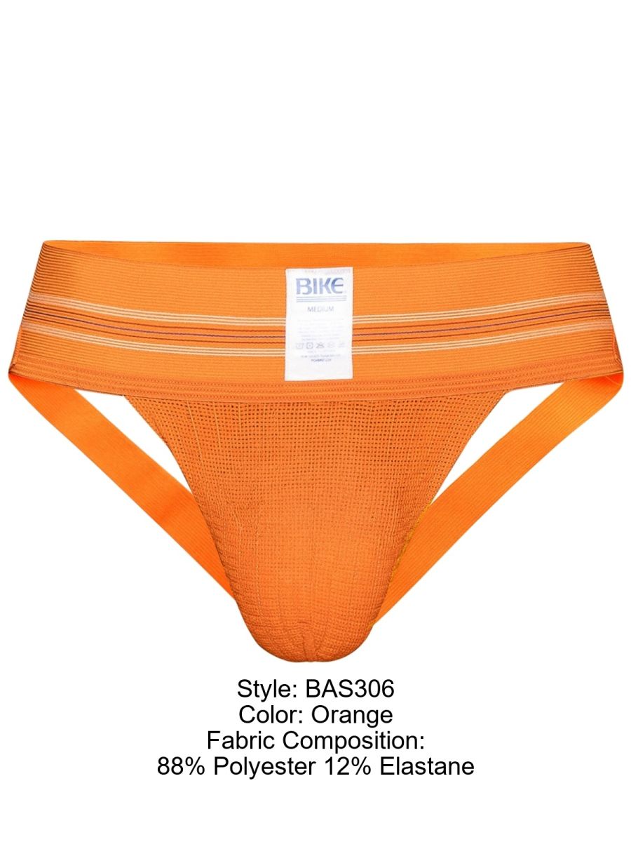 BIKE Athletic BAS306 Original Number 10 Jockstrap Performance Underwear Orange Plus Sizes