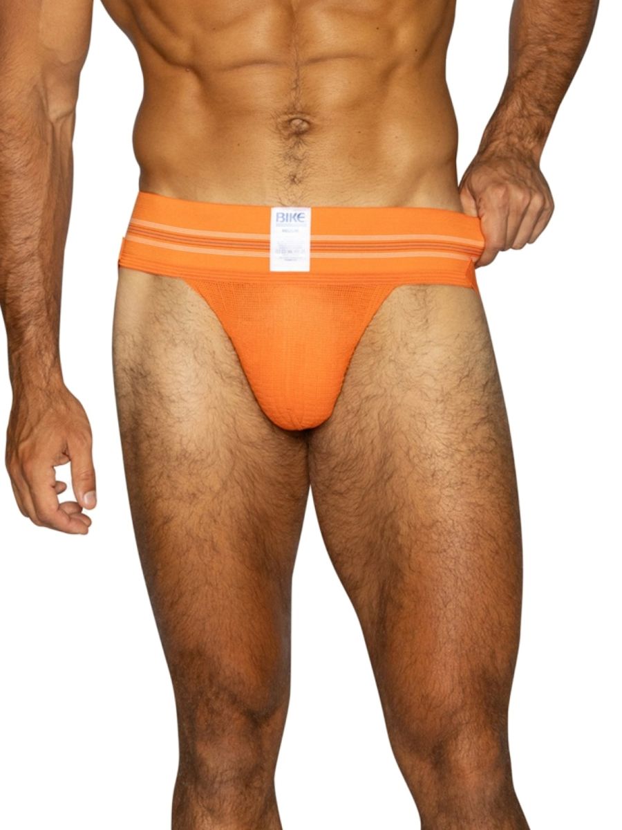 BIKE Athletic BAS306 Original Number 10 Jockstrap Performance Underwear Orange Plus Sizes