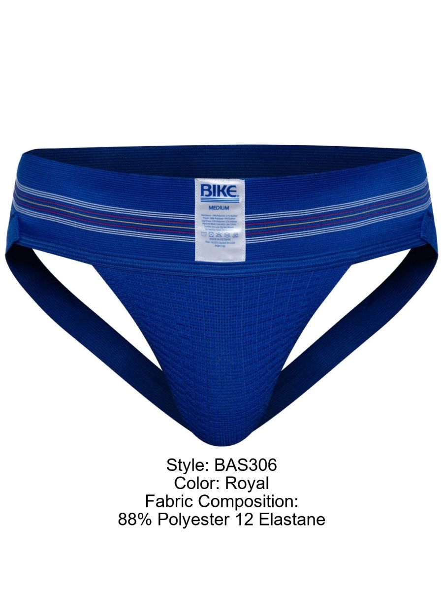 BIKE Athletic BAS306 Original Number 10 Jockstrap Performance Underwear Color Royal
