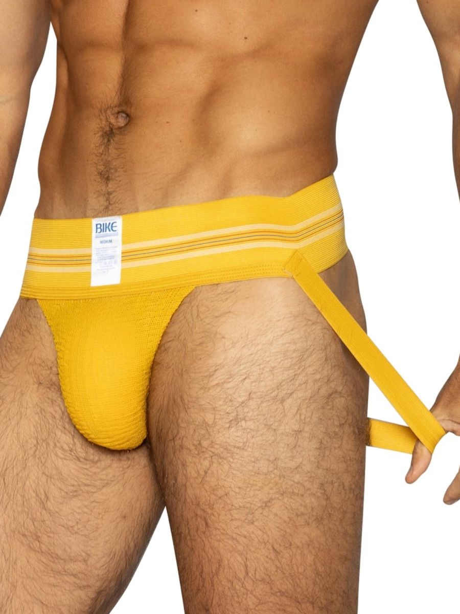 BIKE Athletic BAS306 Original Number 10 Jockstrap Performance Underwear Color Yellow