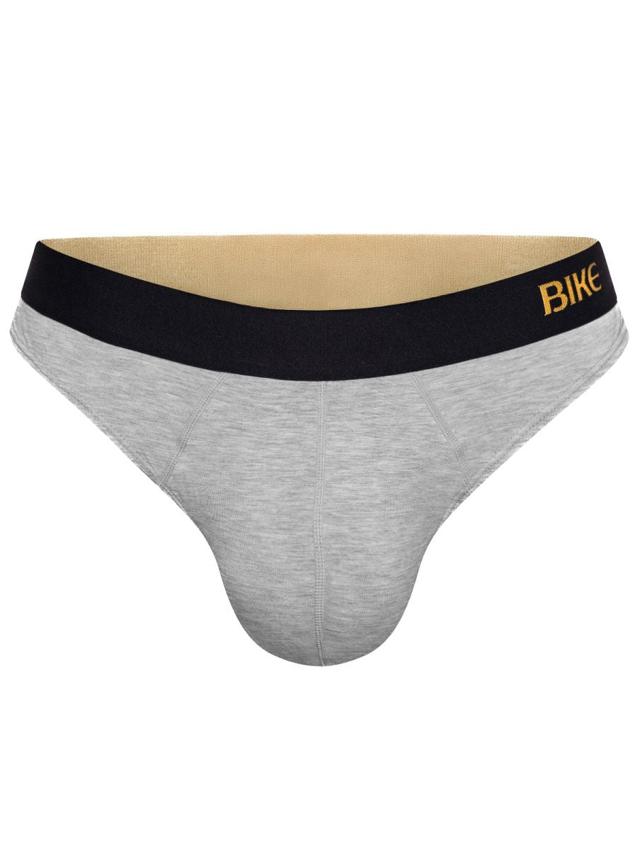 BIKE Athletic BAS319 Active Bold Style Thong for the Modern Man Color Light Gray