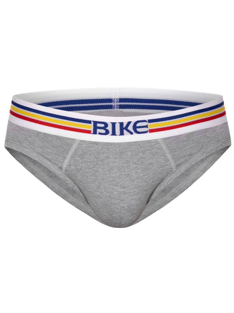 BIKE Athletic BAS327 Stretch Cotton Comfortable Brief Color Gray