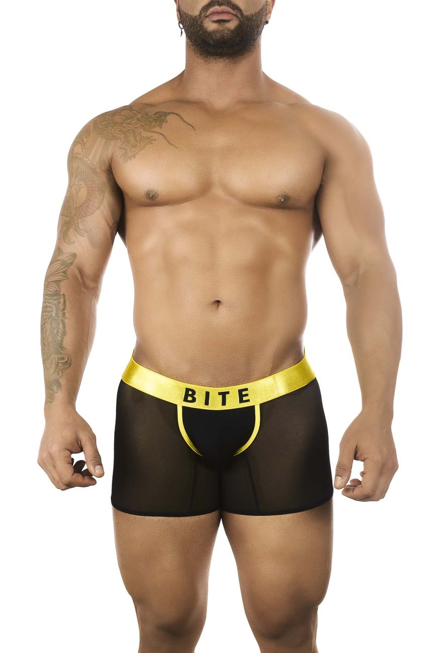 BiteWear BW2023103  Luminous Lime Trunks Black Yellow