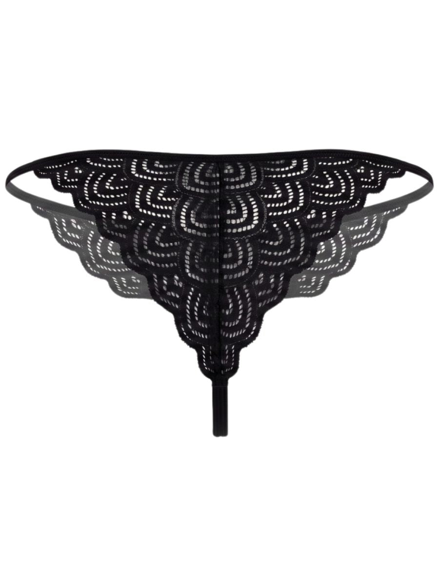 CandyMan 95002 Mens Sexy Seductive Lace Briefs Black