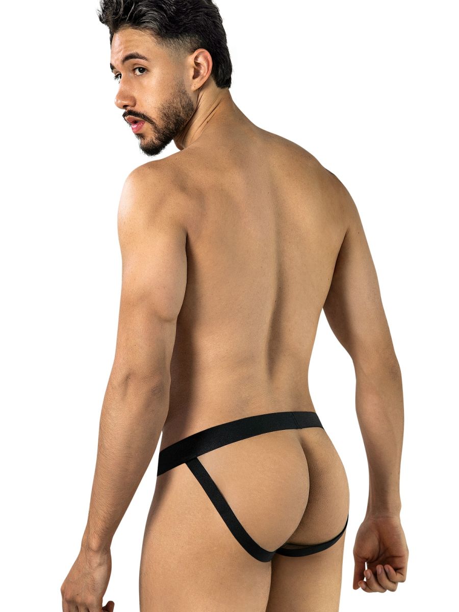 CandyMan 95010 Mens Microfiber Unleash Your Untamed Side Jockstrap Leopard Print