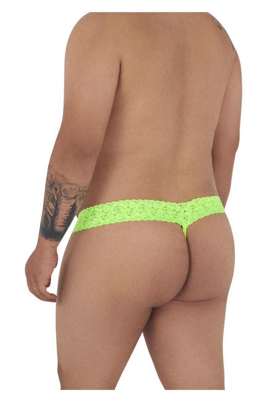JCSTK - CandyMan 99370X Alluring Thongs Hot Green Plus Sizes