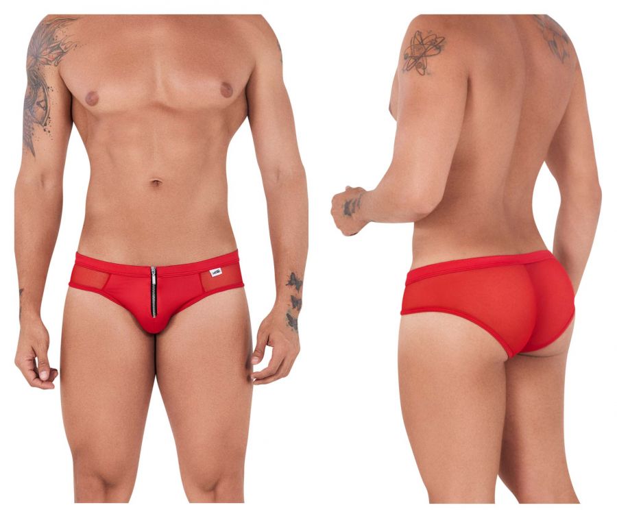 JCSTK - CandyMan 99500 Zipper-Mesh Bikini Red