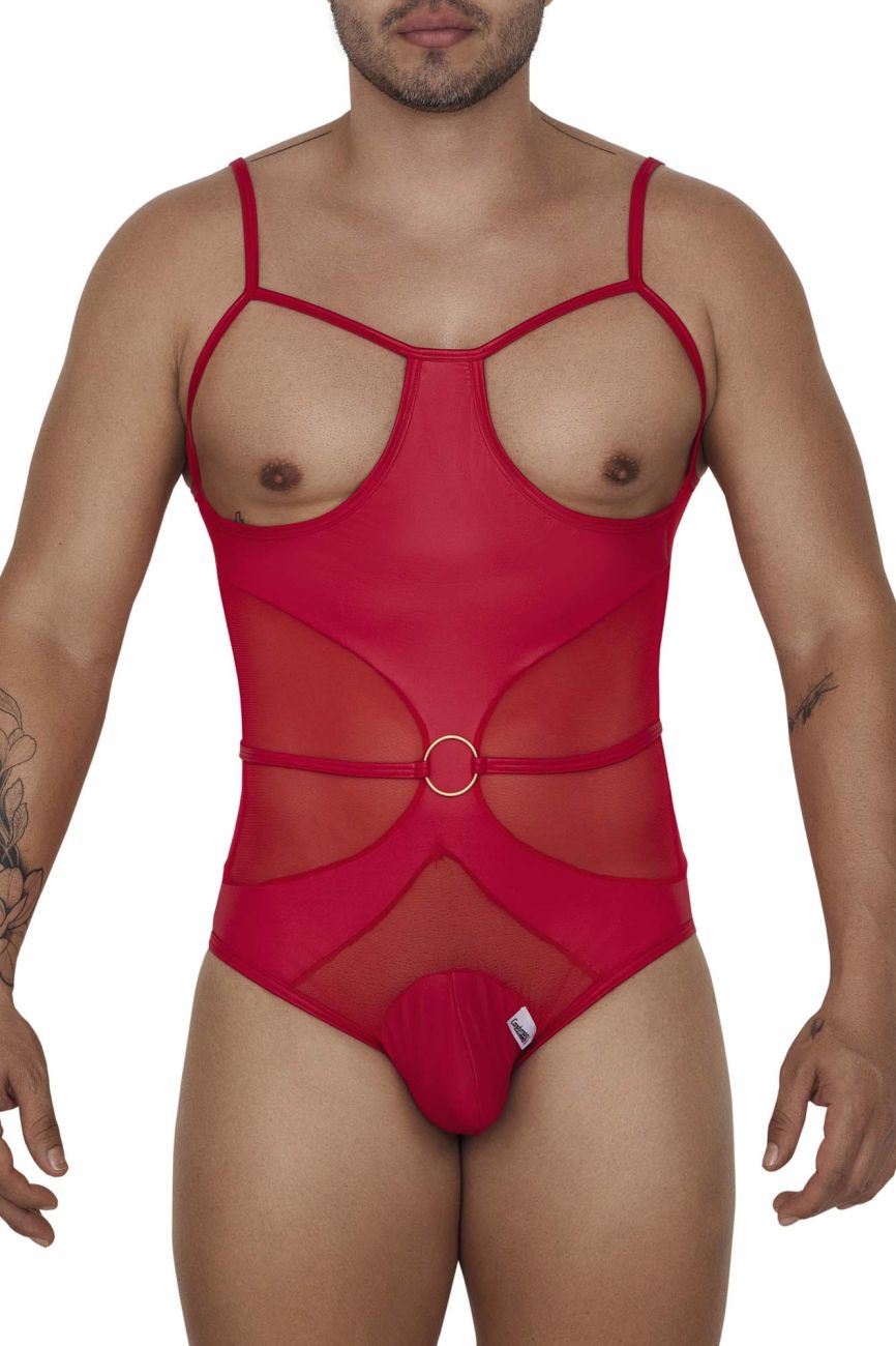 JCSTK - CandyMan 99670 Harness Bodysuit Red