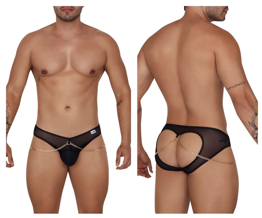 JCSTK - CandyMan 99672 Chain Jock Briefs Black