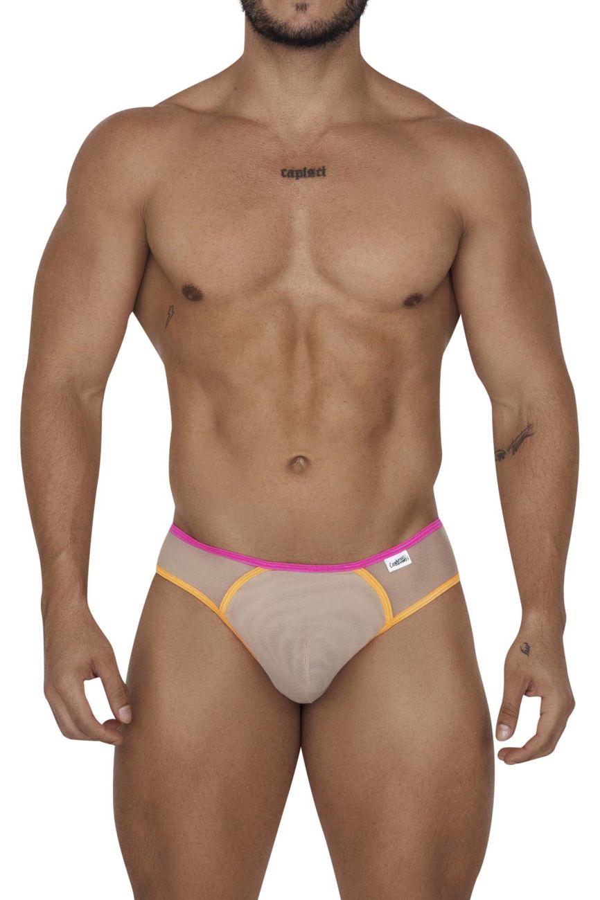 CandyMan 99673 Tulle Thongs Beige