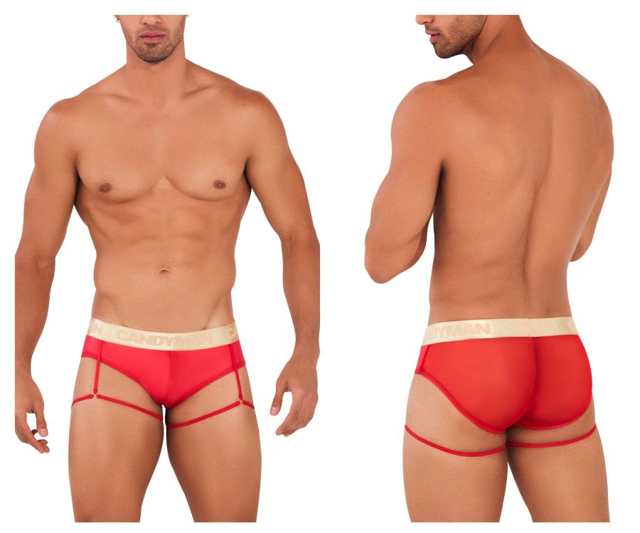 Xtremen 91088 Microfiber Pride Briefs Red