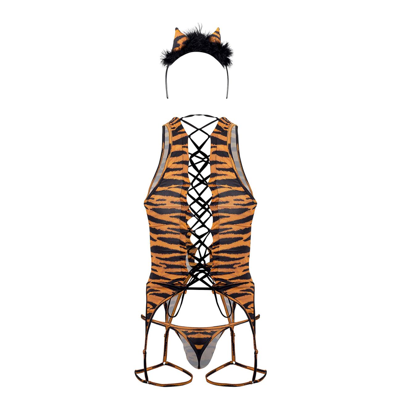 JCSTK - CandyMan 99734 Safari Bodysuit Tiger Print