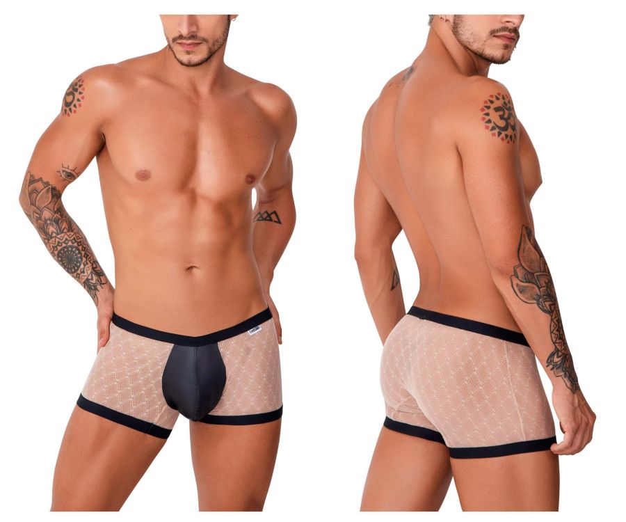 CandyMan 99750 Lace Trunks Nude-Black