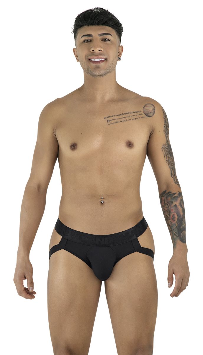 CandyMan 99925 Mens Sleek & Sexy Jockstrap Black