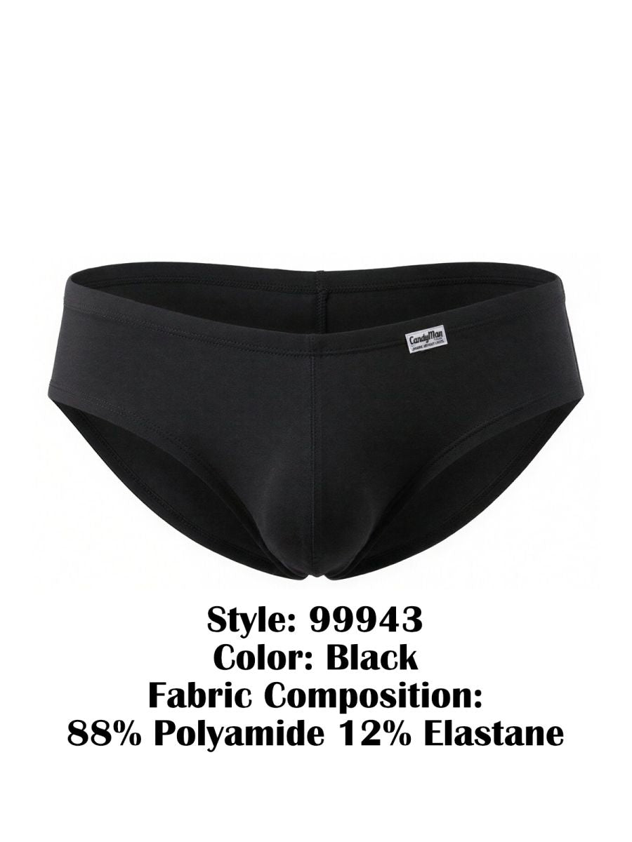 CandyMan 99943 Mens Ultimate Confidence Trunks Black