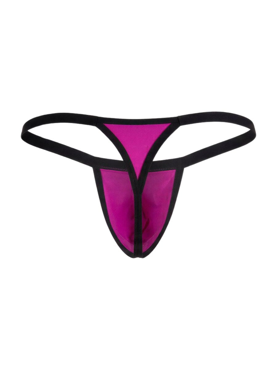 CandyMan 99948 Mens Minimalism Sleek & Modern Thong Magenta