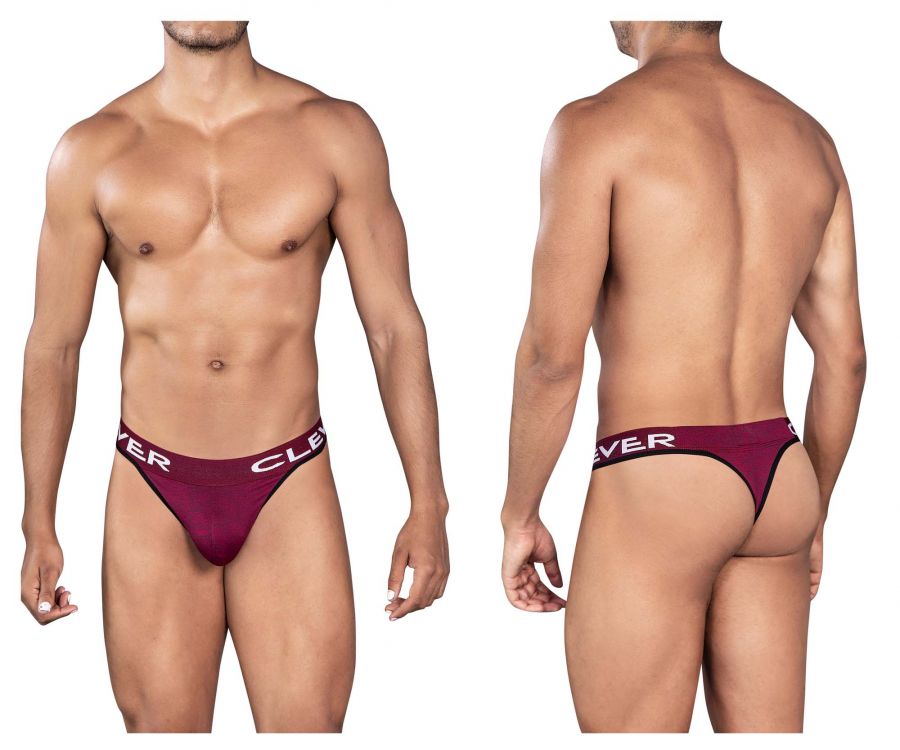 Clever 0940 Jasped Thongs Grape