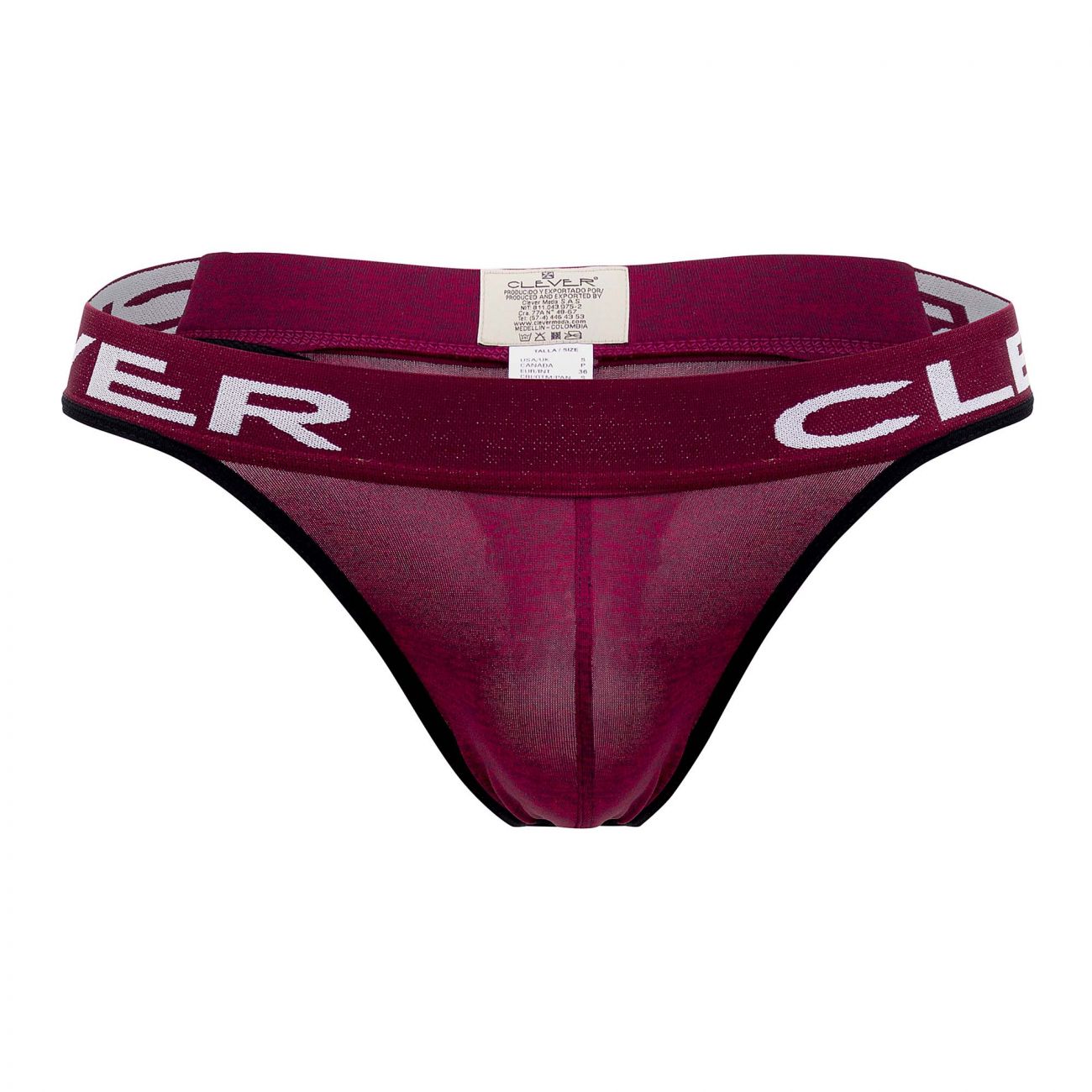 Clever 0940 Jasped Thongs Grape