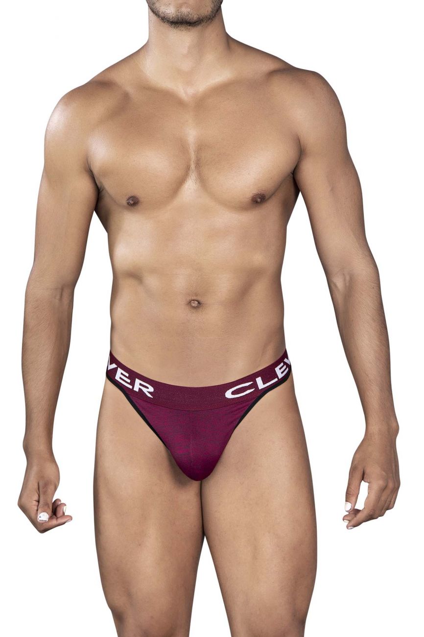 Clever 0940 Jasped Thongs Grape