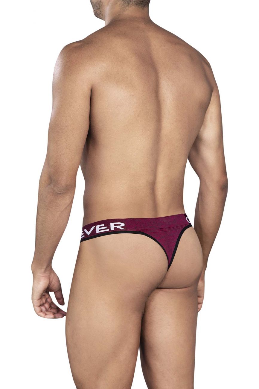 Clever 0940 Jasped Thongs Grape