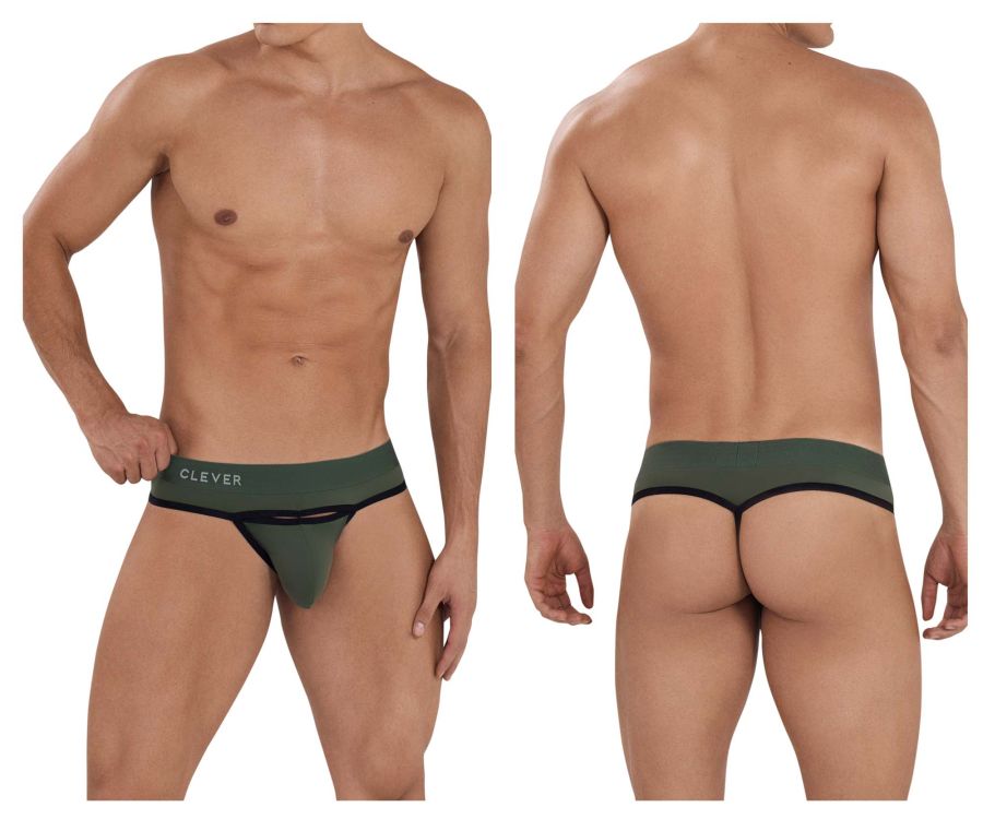 Clever 1147 Celestial Thongs Green