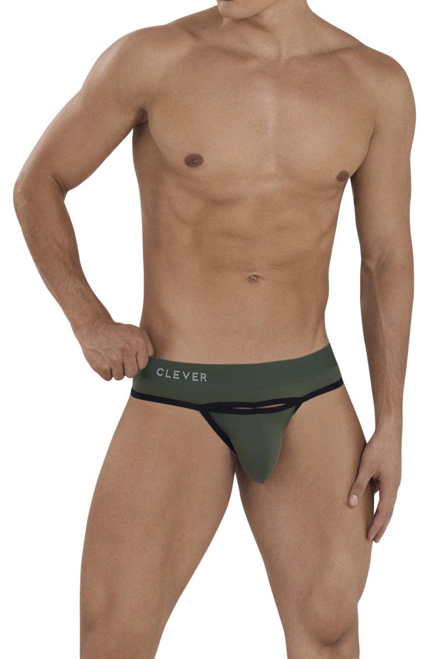 Clever 1147 Celestial Thongs Green