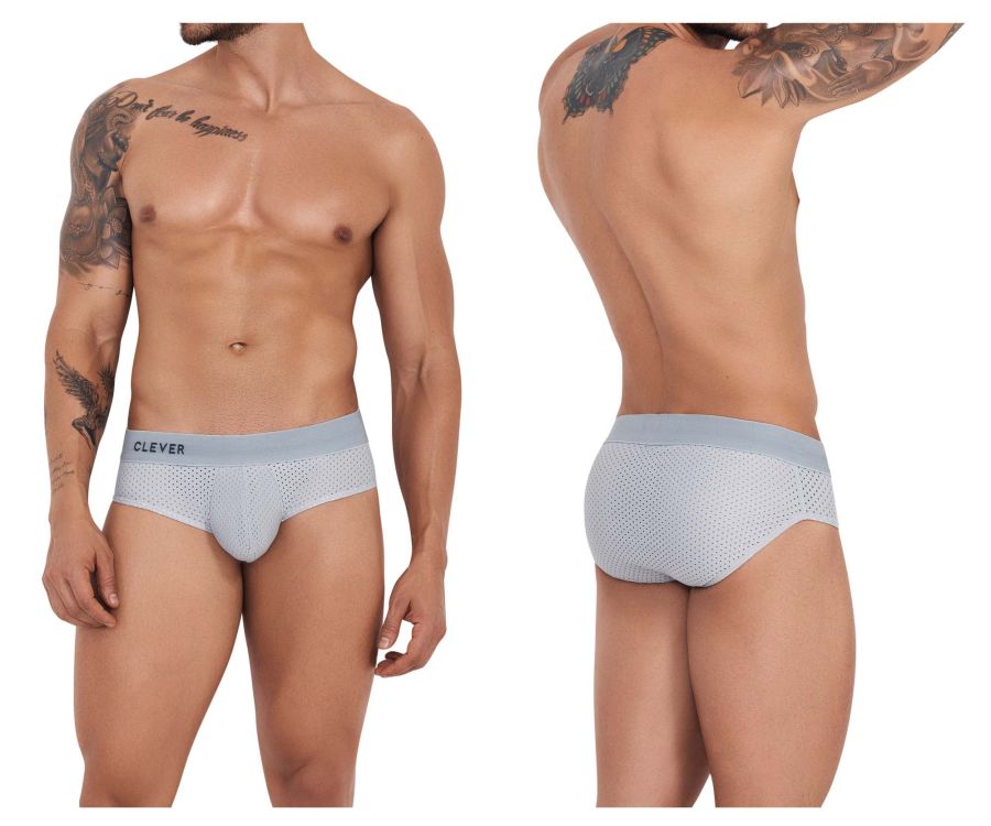 Clever 1208 Euphoria Briefs Gray