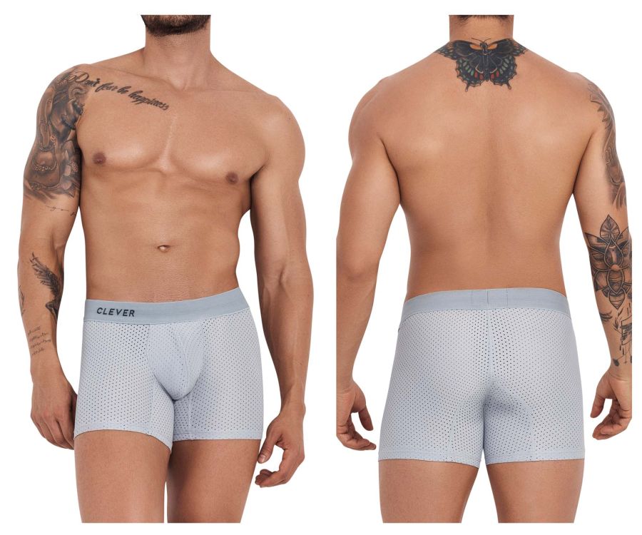 Clever 1260 Euphoria Boxer Briefs Gray