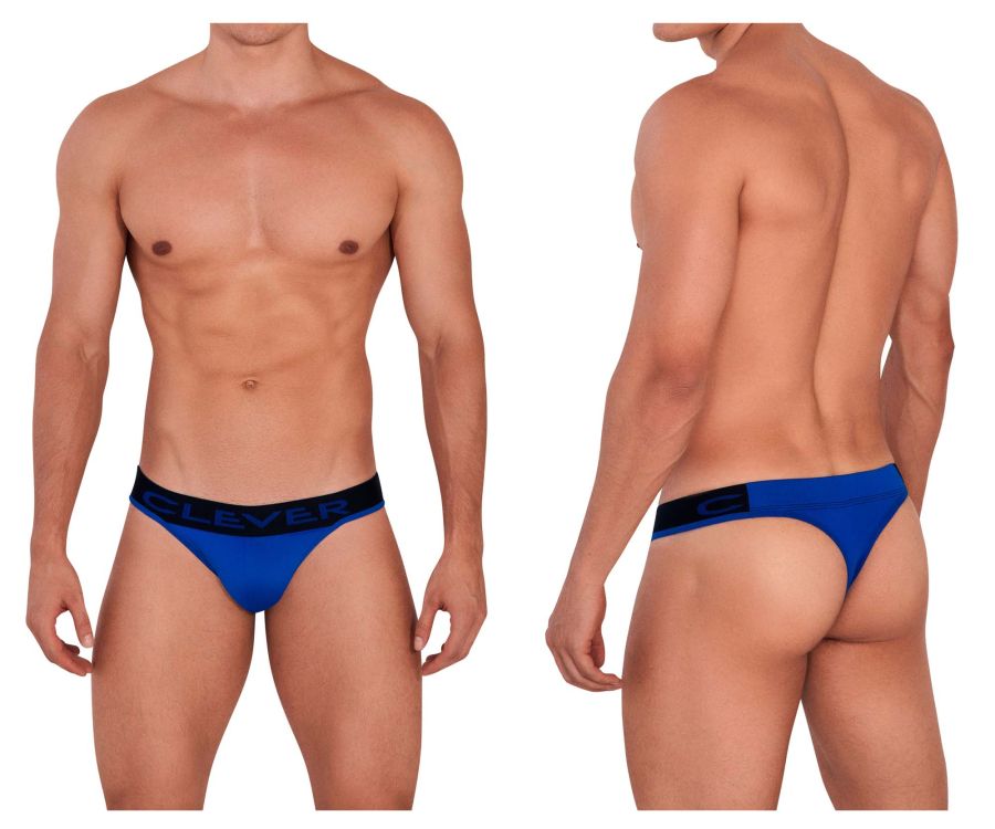 Clever 1408 Wood Thongs Blue