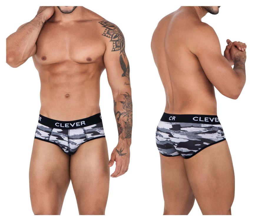 Clever 1523 Navigate Briefs Gray