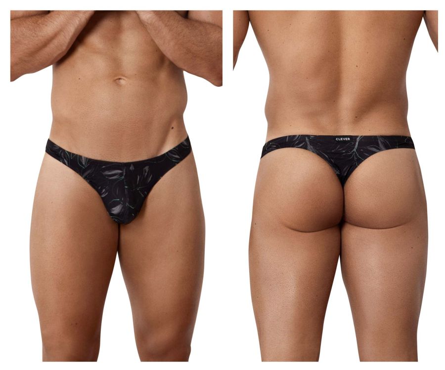 Clever 1604 Oasis Thongs Black