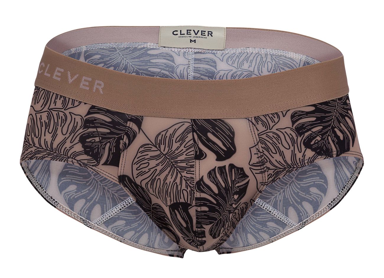Clever 1636 Pacif Mens Print Briefs Pink
