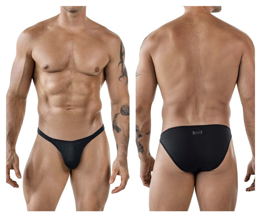 Clever 1865 Mens Oomph Minimal Bikini Brief Black
