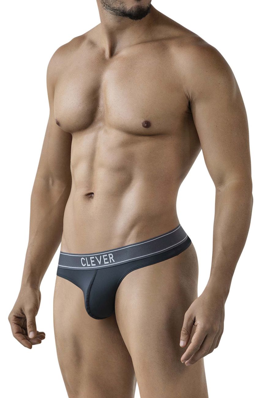 Clever 2008 Raw Mens Sleek Form Fitting Thong Dark Gray