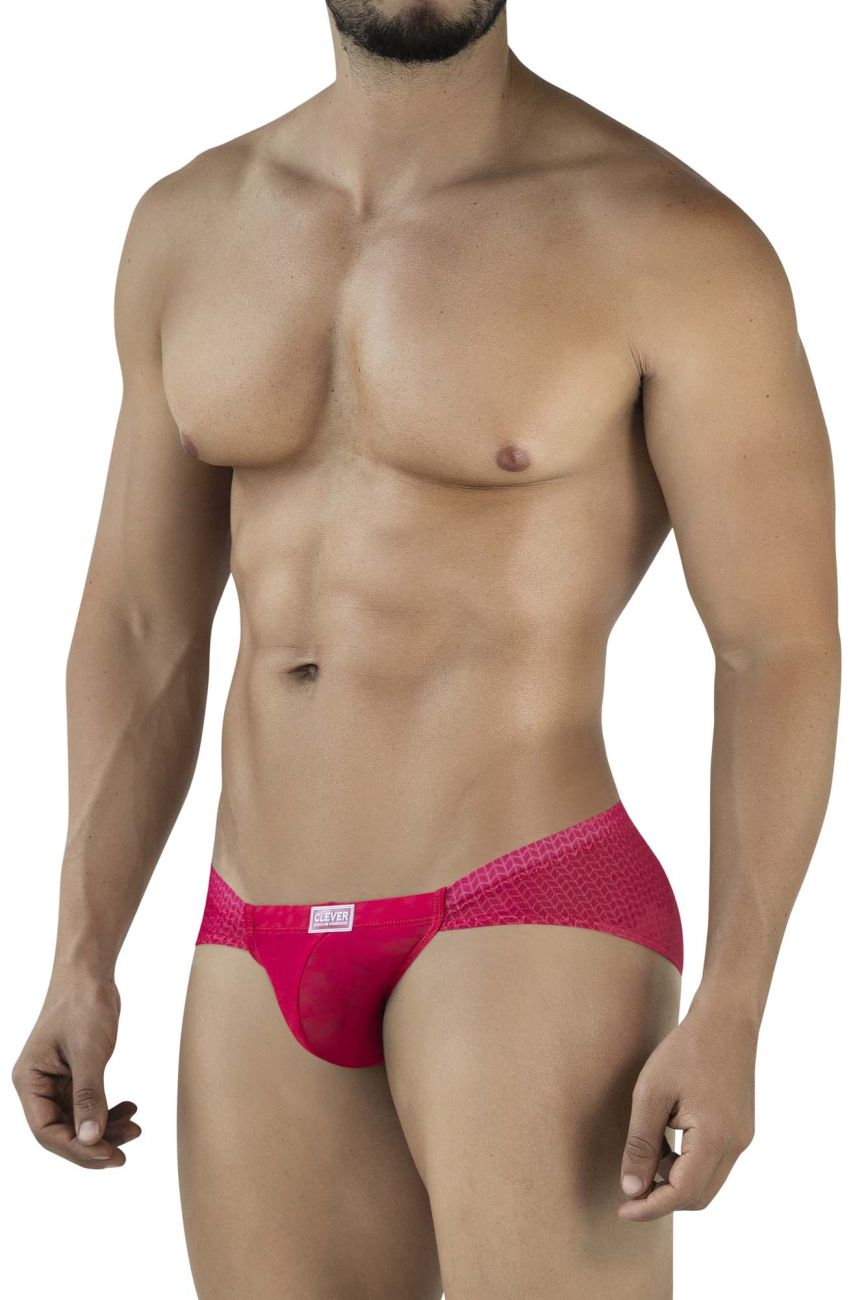 Clever 2016 Mosaico Mens Light Weight Breathable Briefs Red