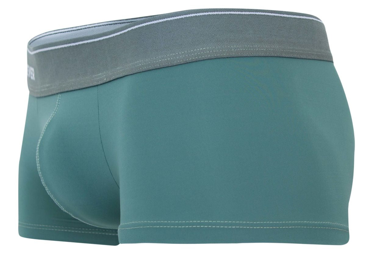 Clever 2042 Mendoza Mens Smooth Body Hugging Trunks Green