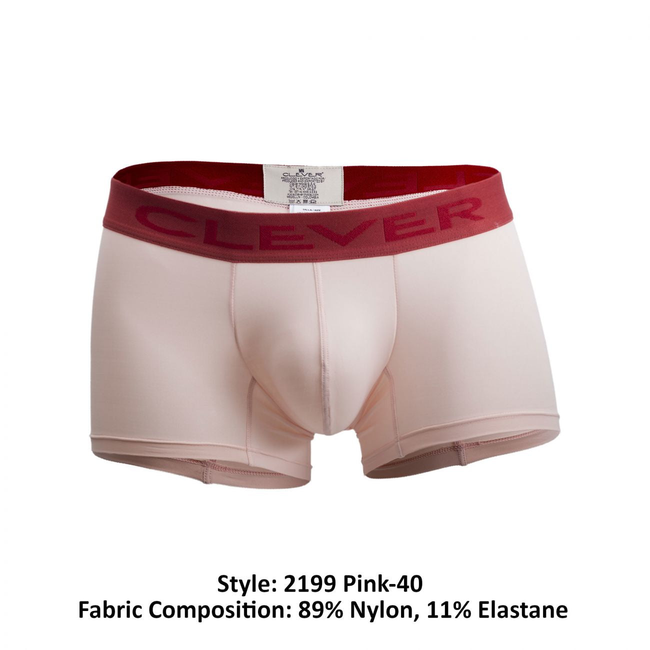 Clever 2199 Limited Edition Boxer Briefs Trunks Blush Pink