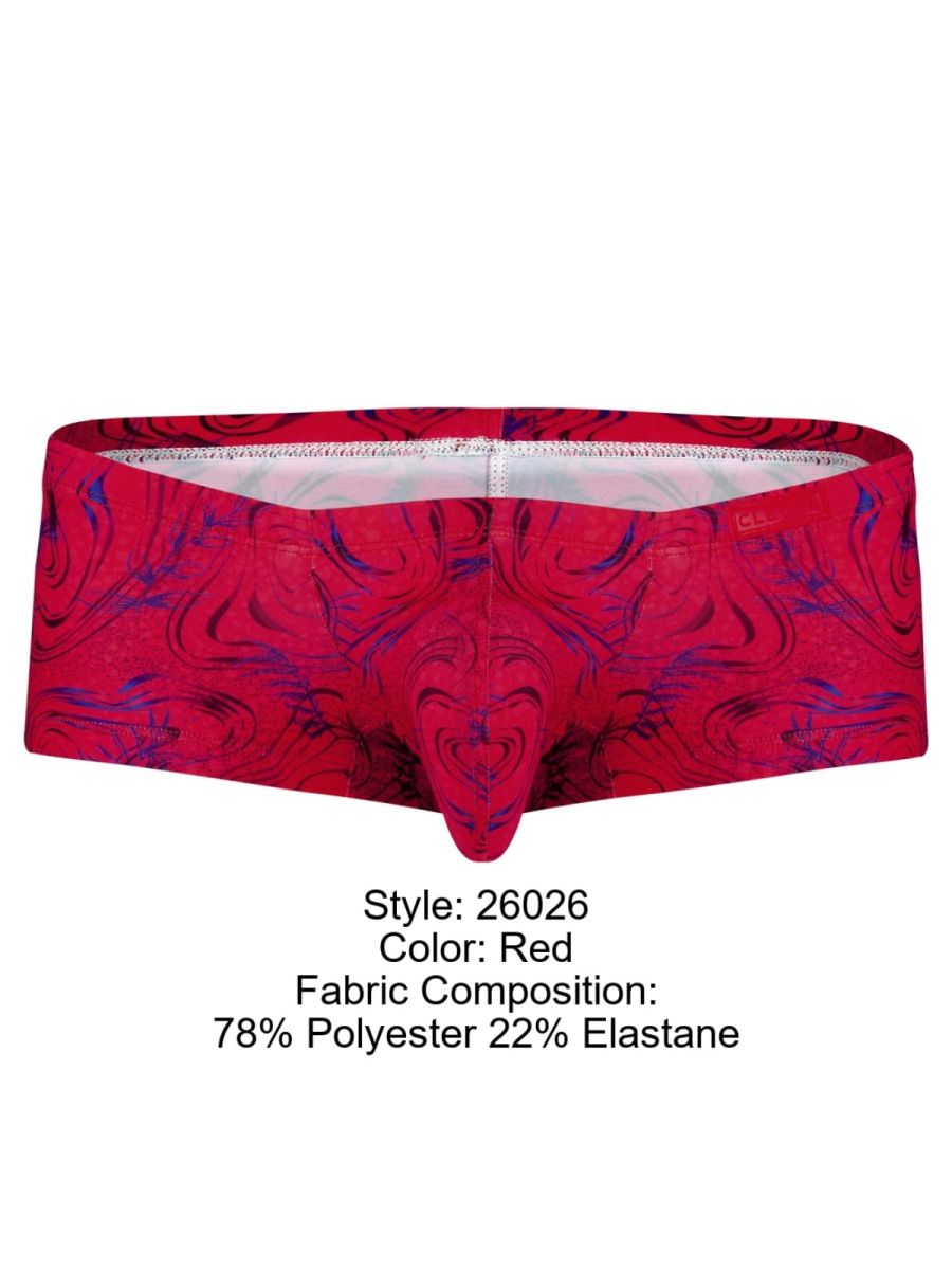 26026 Helion Male Daily Essentials Perfect Balance Trunks Red