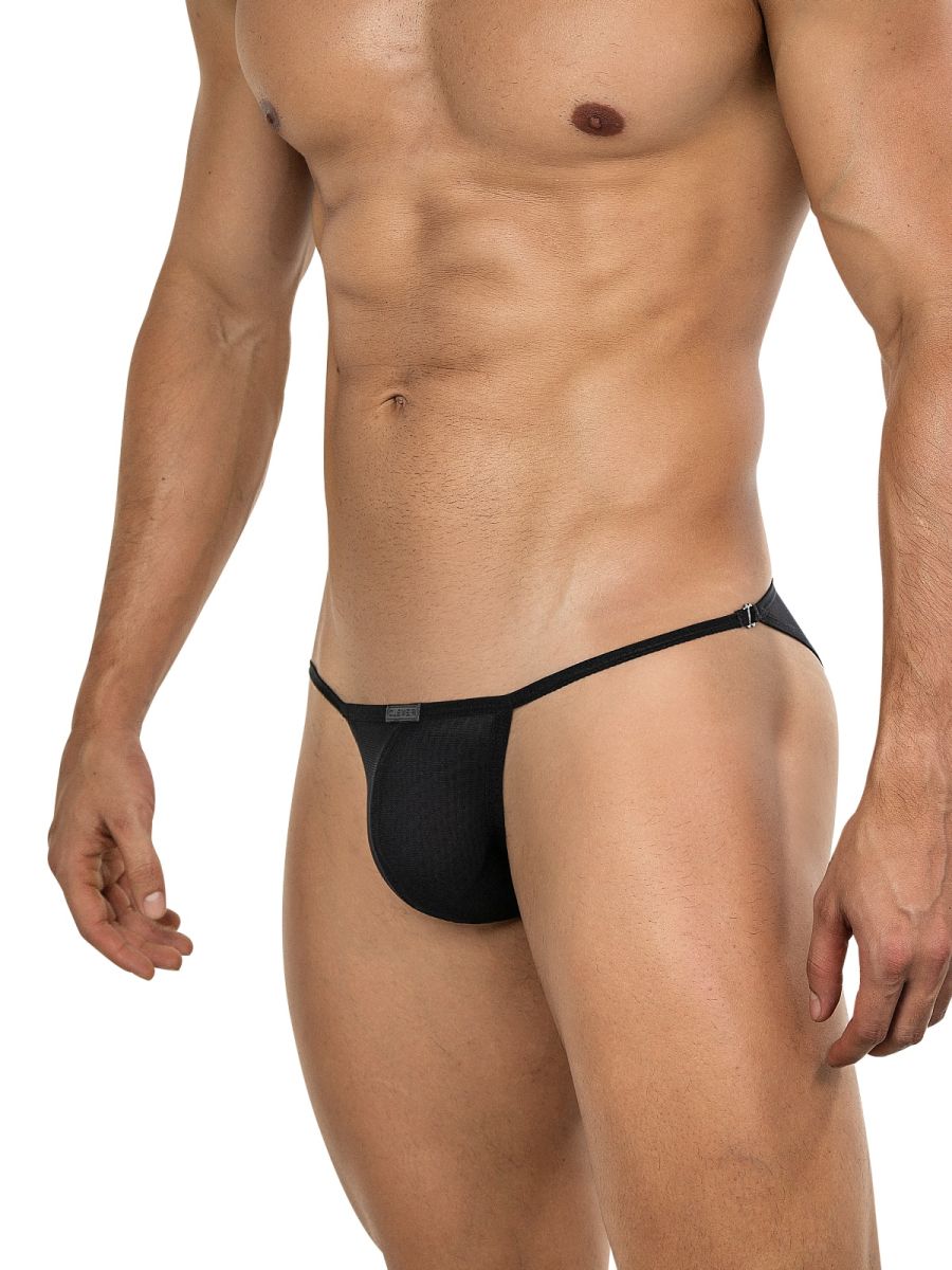 26057 Eos Male Intimate Wardrobe Sheer Bikini Black