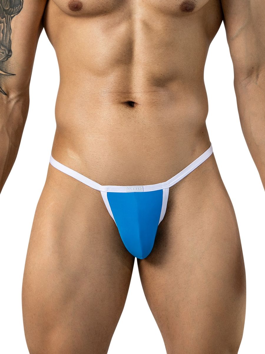 Clever 26160 Boreas Mens Maximum Confidence & Comfort Modern Thongs Turquoise