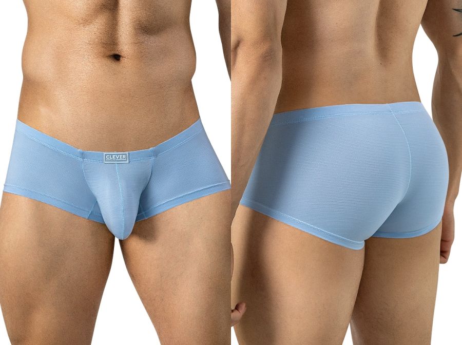 Clever 26175 Cronos Mens Daily Essentials Collection Trunks Light Blue