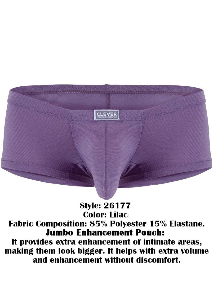 Clever 26177 Cronos Mens Daily Essentials Collection Trunks Lilac